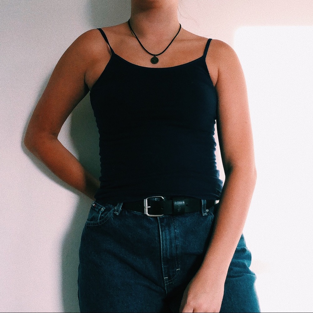 navy blue cami